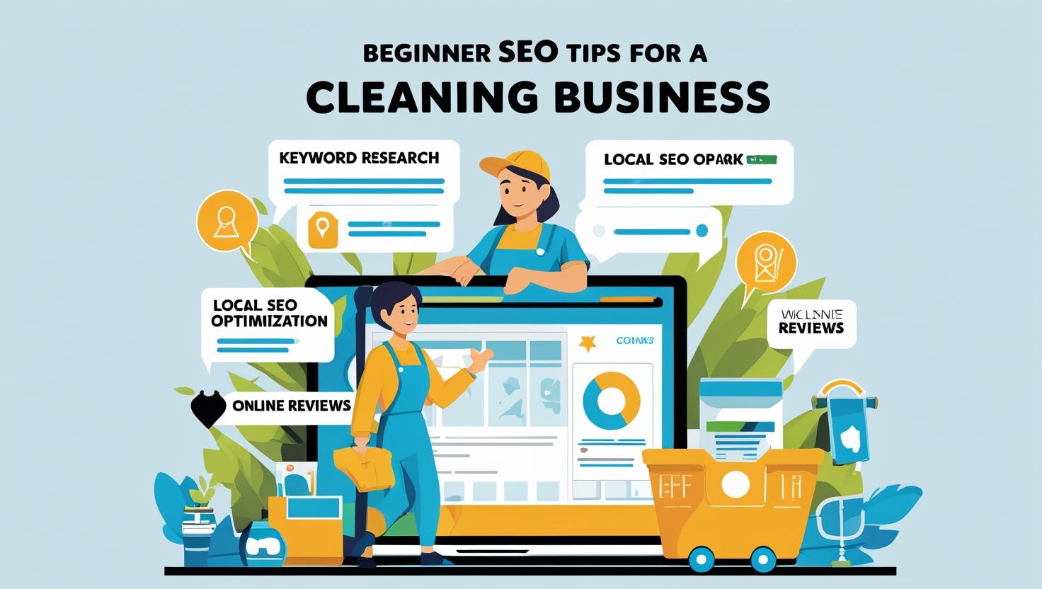 Beginner SEO Tips for Cleaning Business