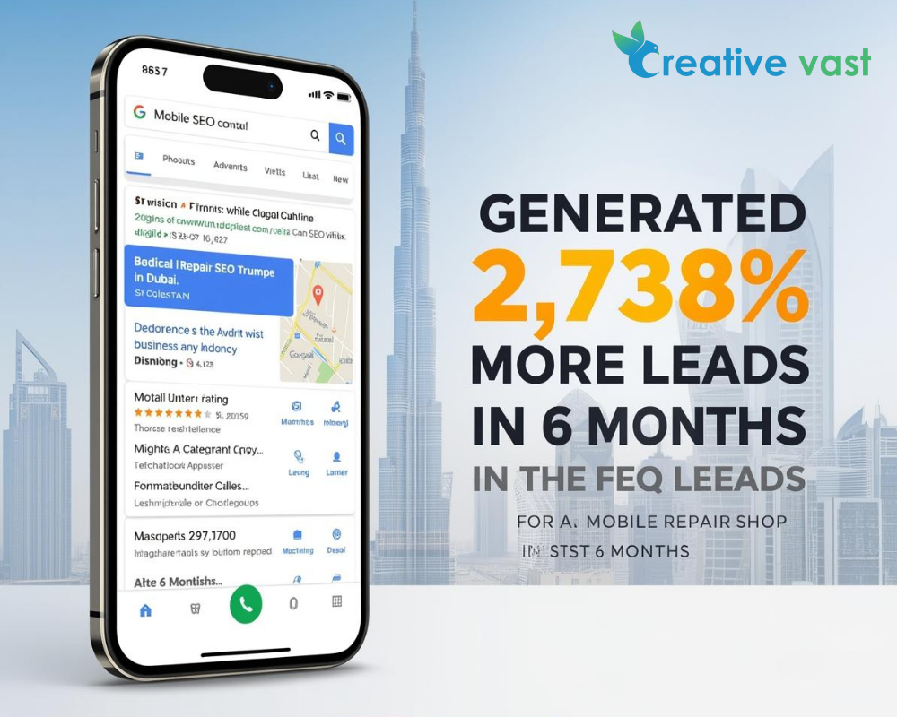 Generated 2,738% More Leads for a Mobile Repair Shop in Just 6 Months