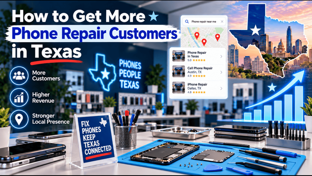 How to Get More Phone Repair Customers in Texas