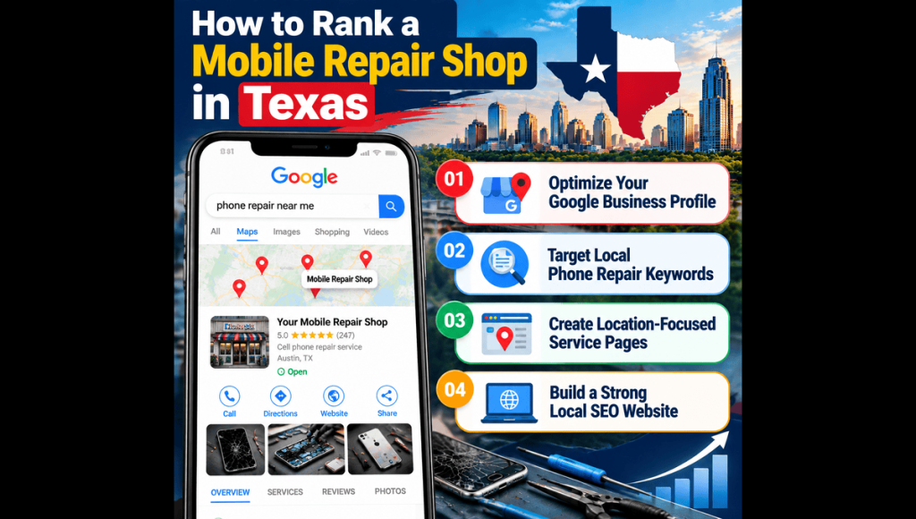 How to Rank a Mobile Repair Shop in Texas