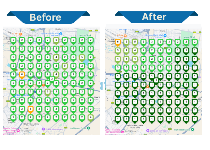 SEO for Mobile Repair Shop Before After